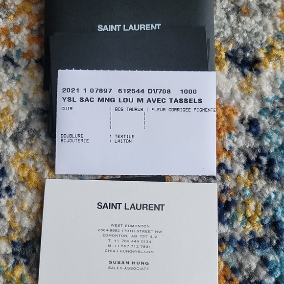 SOLD! Saint Laurent camera Lou - Picture 4 of 4